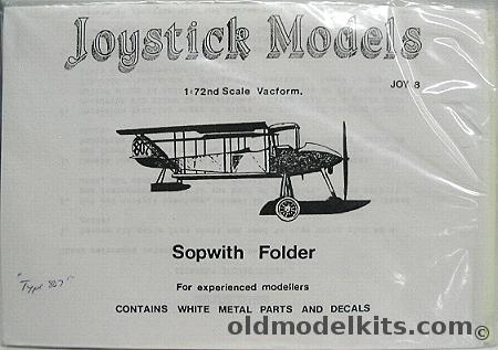 Joystick 1/72 Sopwith Folder Type 807, Joy 8 plastic model kit